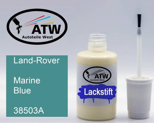 Land-Rover, Marine Blue, 38503A: 20ml Lackstift, von ATW Autoteile West.